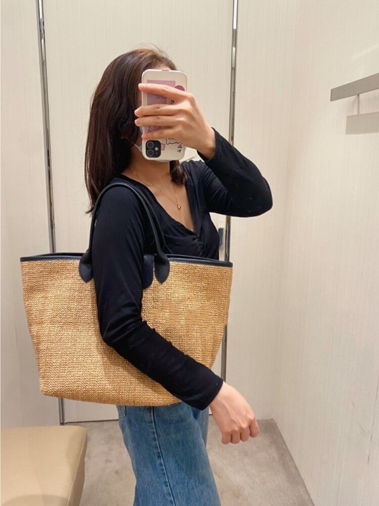 Vrouwen Casual Schoudertassen Mode Stro Tas Vrouwen Draagtas Voor Summer Beach Bag Voor vrouwen