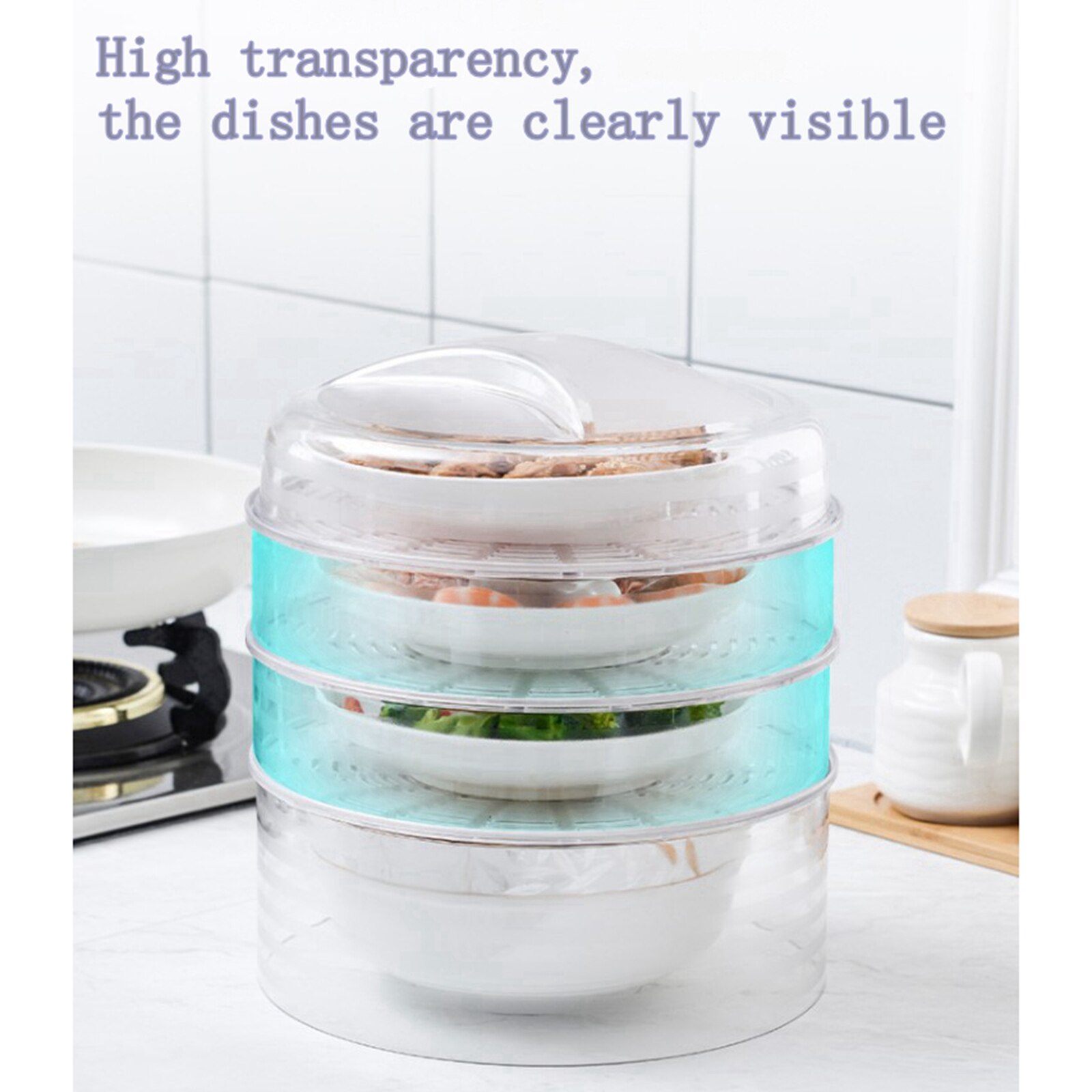 Anti-fly Food Storage Box Tabletop Leftovers Storage Box Container Cover Lid Insulation