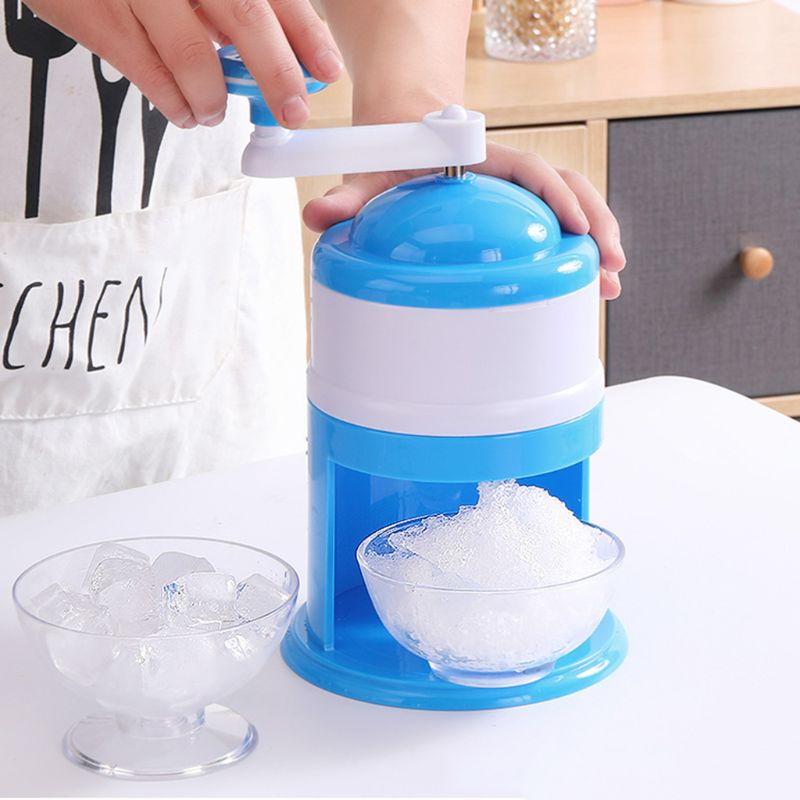 Husholdnings mini let ice shaver knuser håndholdt sne manuel knusning ismaskine