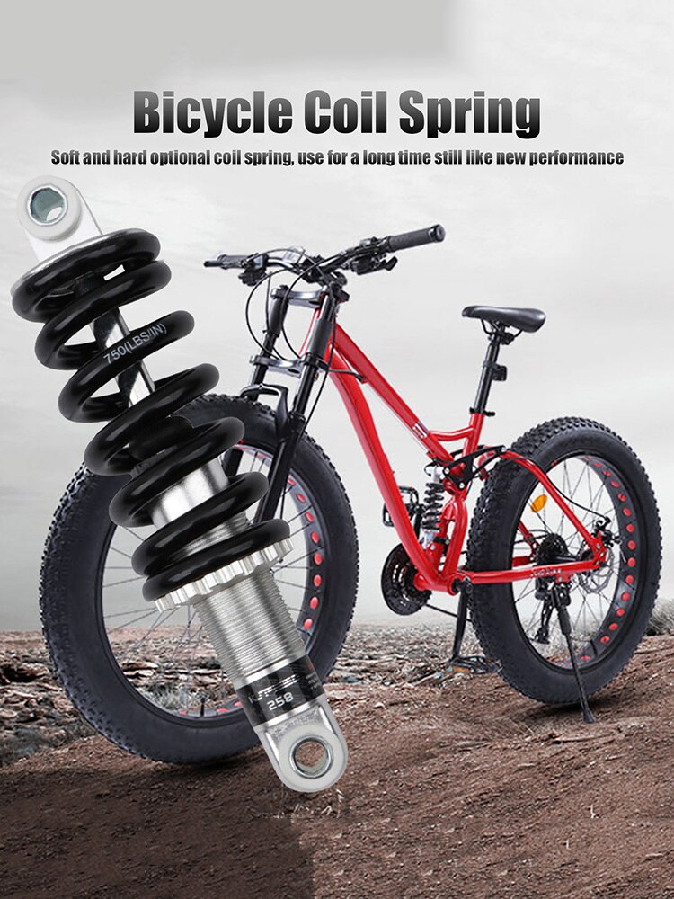 Bicycle Coil Spring Bike Spring Shock Absorption Scooter Mountain Bike Soft Tail Frame Rear Shock For Cycling Bicycle Accessory