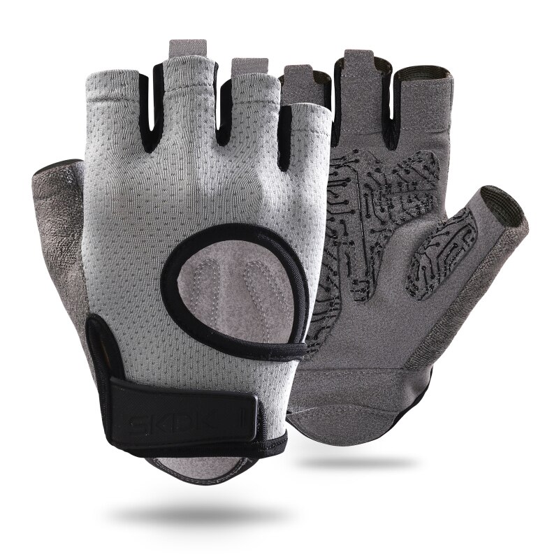 Gants de sport demi-doigt antichoc, respirants, de Fitness, d'haltérophilie, d'entraînement, de cyclisme, à dos creux