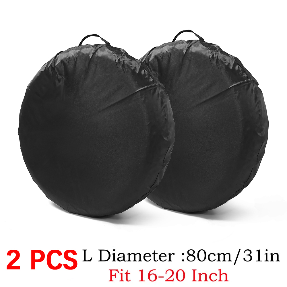 1/2/4Stck Auto Reserverad Abdeckung Polyester Auto Auto Rad Reifen Abdeckung Schutz Fahrzeug Reifen Rad Abdeckungen zubehör Staubdicht: MULTI