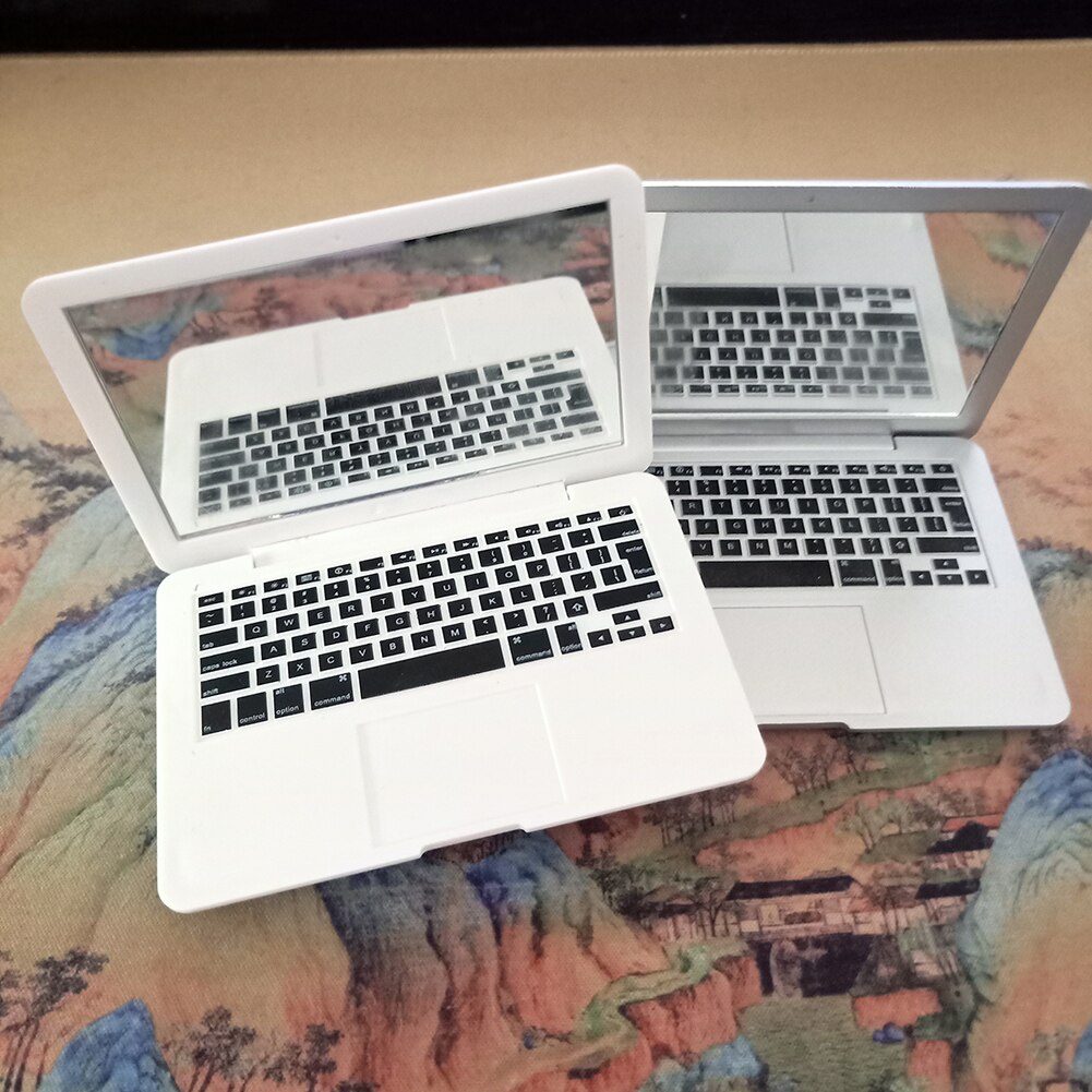 Mädchen-spielzeug: tragbarer Mini-schminkspiegel in laptopform, Ideal zum spielen und entspannen.