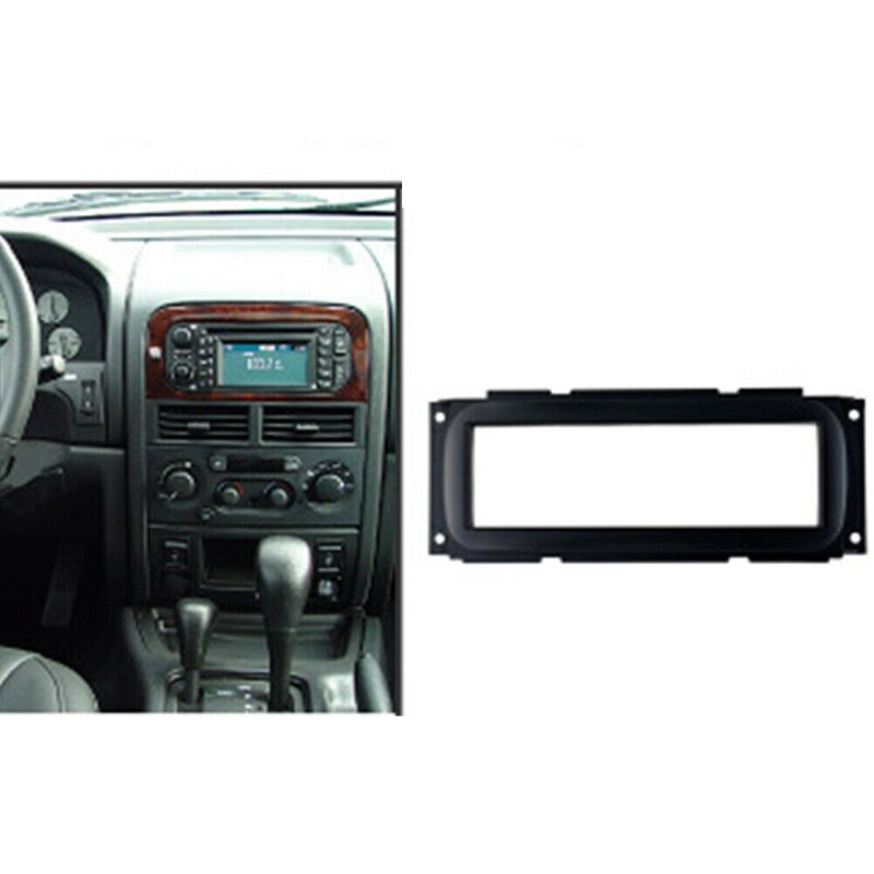 1 din bilstereo radio fascia panel monteringsram för jeep grand cherokee 1999-2004
