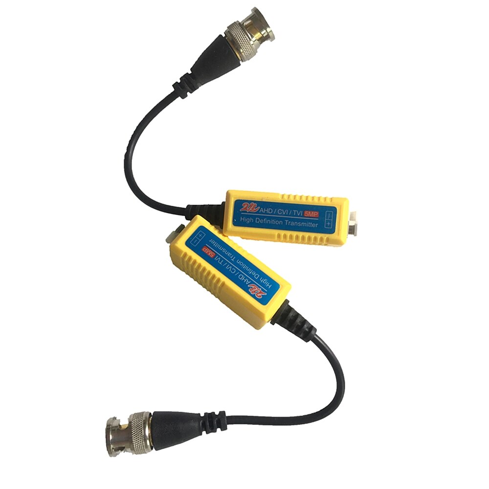 10 Pairs Passive Twisted Pair Video Balun Transceiver Male BNC UTP For CCTV AHD DVR Camera System