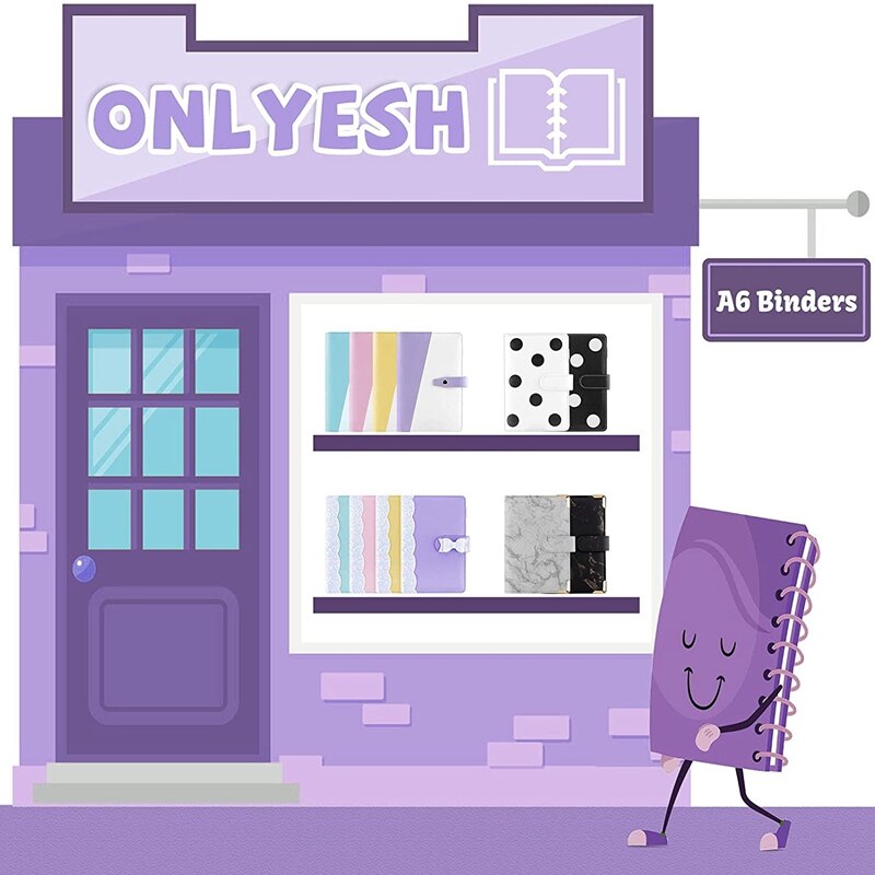 Budget Binder, For A6 Filler Paper,Loose Leaf Mini Binder Cover With Unique Snap Buckle,A6 Budget Binder For Budgeting