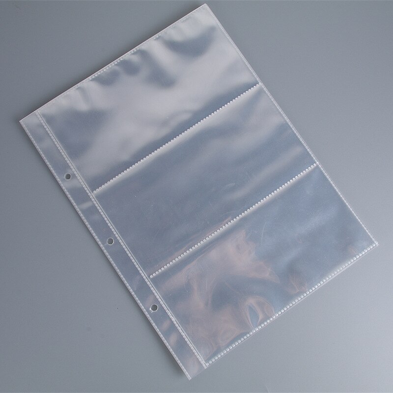 Stor kapacitet fotoalbum til billeder 10 x 15 løse blade 3 ringbind bog til 3 tommer 5 tommer 6 tommer 7 tommer billetter: 10 ark billet indvendig
