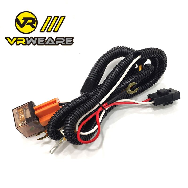 universal 12V Horn cable Relay For Grille Mount Blast Tone Horns motorcycle horn wire Wiring Harness Kit Car Truck Relay Fuse: MODEL A