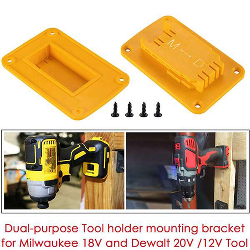 Tool Holders Replacement for Dewalt 20V/60V Router Nailer Saw Drill Tools Mount/Wall Hanger,Fit for M18 Tools (6 Packs)