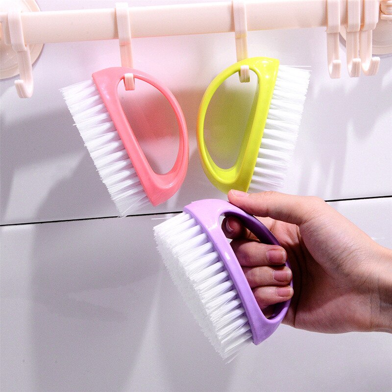 Kitchen Gadgets Candy Color Vegetable Fruit Cleaning Brush Home Laundry Brush Clothing Shoe Cleaning Brush Kitchen Accessories