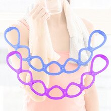 Silicone Resistance Band Arms Chest Training Loop Figure 8 Home Workout Equipment