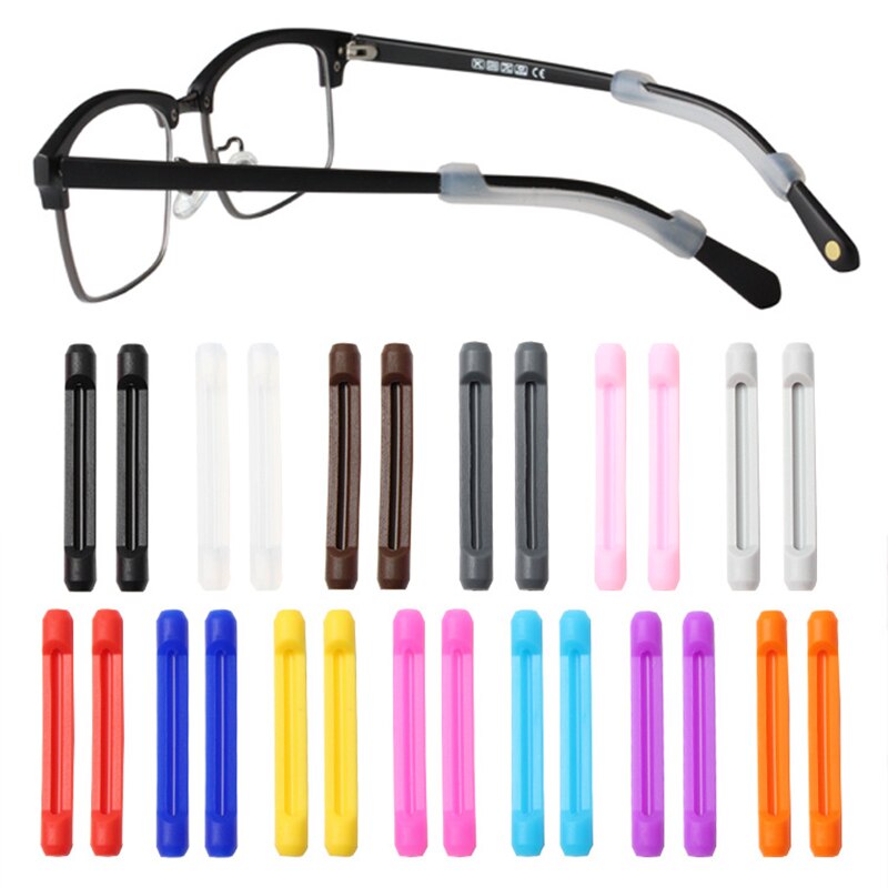 Occhiali trasparenti antiscivolo in Silicone gancio per l'orecchio supporto per punte del tempio accessori per occhiali occhiali occhiali da sole fissi coprigambe