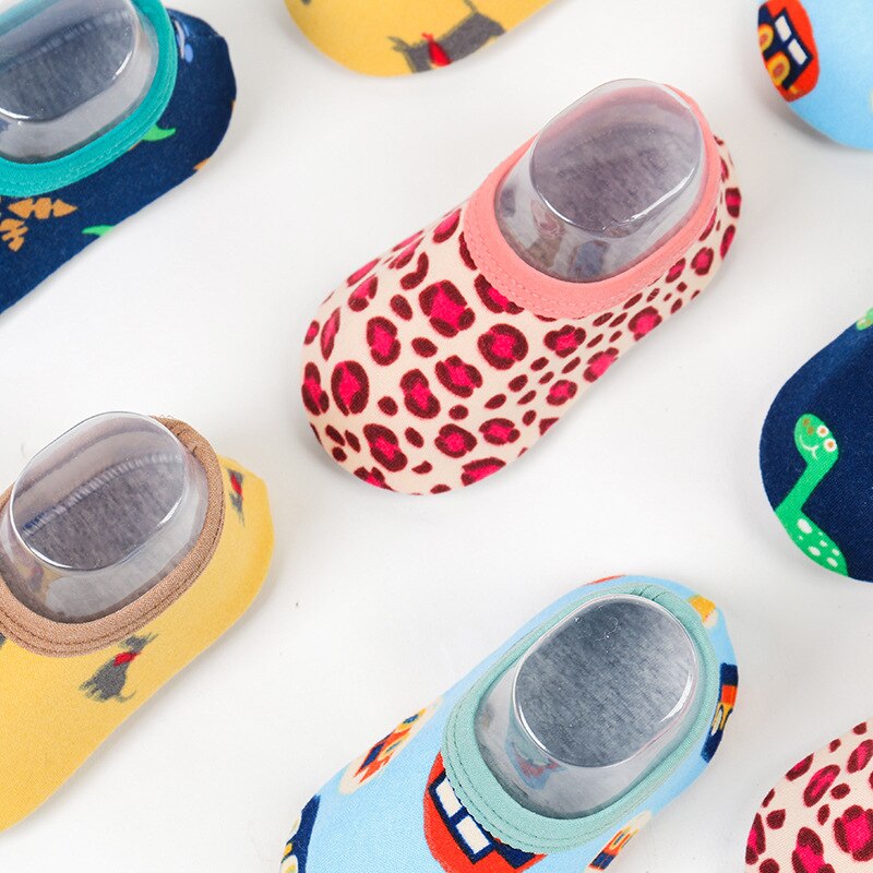 Baby Baby Warm Sokken Antislip Peuter Meisje Jongen Vloer Thuis Schoenen Sokken Katoen Breien Zachte Tong Baby Lopen voet Indoor Sokken