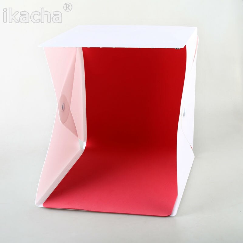 Mini estudio de fotografía portátil de 4 colores Mini Softbox plegable estudio de fotografía con luz LED USB Escritorio de alta iluminación