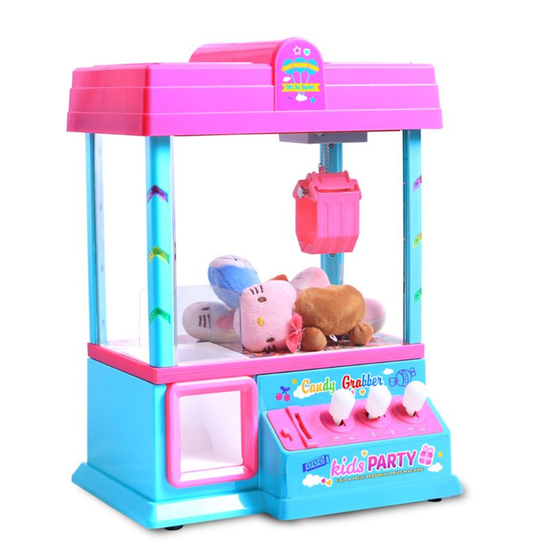 Klo arkadespill candy dispenser for barn mini leketøy automat med lyder