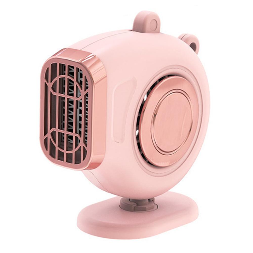 12v Auxiliary Heat Interior Dashboard Thermoelectric Heater Winter Air Heater Heating Car Electric Heater: pink
