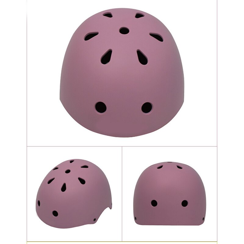 Hip-Hop Boy Helm Professionele Outdoor Sport Skateboard Schaatsen Helm Kinderen Fietshelm Bescherming Voor Kinderen Volwassenen: Roze / 48-54CM