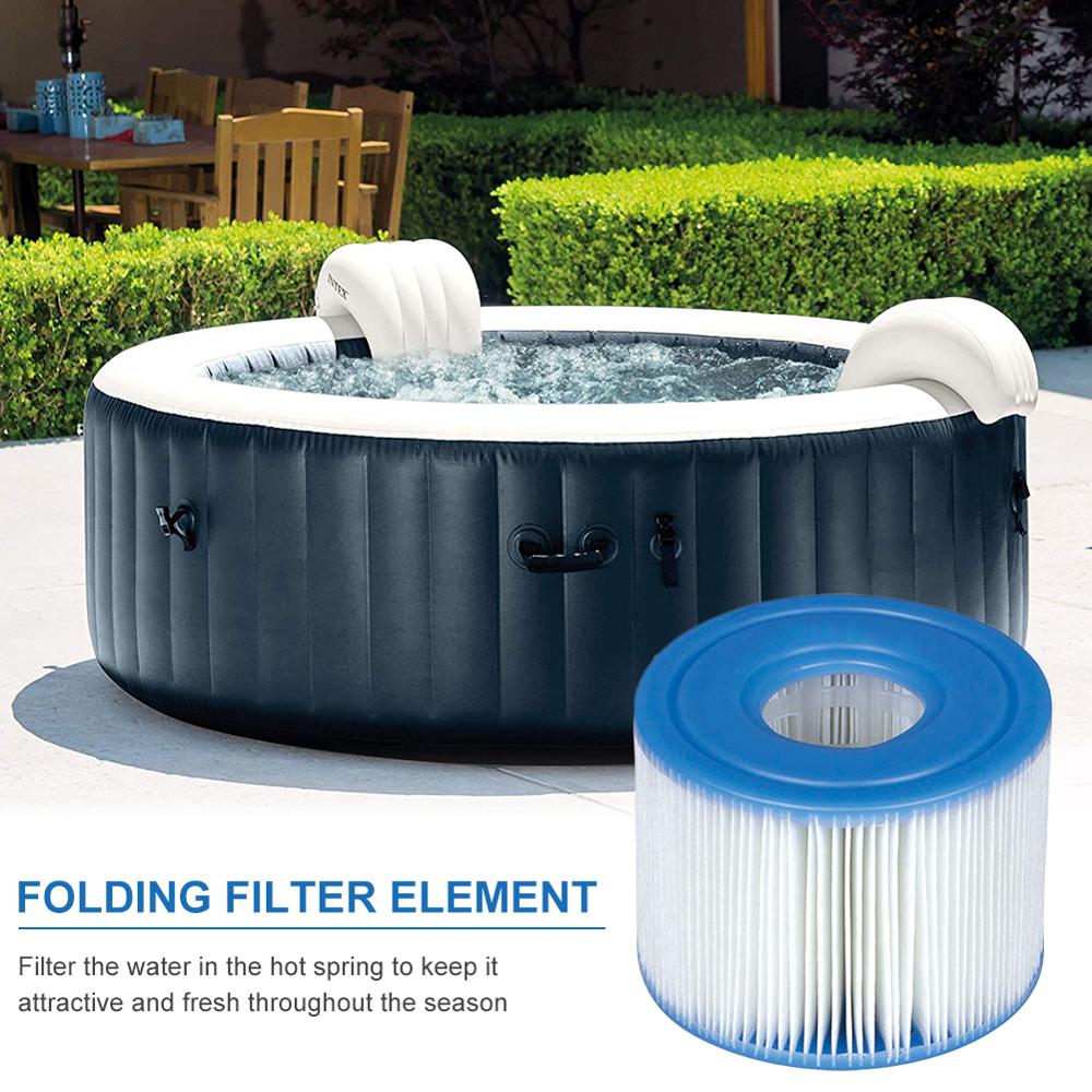 Cartucho de filtro para piscina Intex PureSpa tipo S1, repuesto de cartucho para 29001E, para uso diario