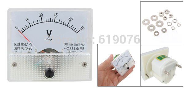 Panel Probador De Voltímetro De Voltímetro De Voltaje Pantalla LED De 2 Cables De 2,5-30