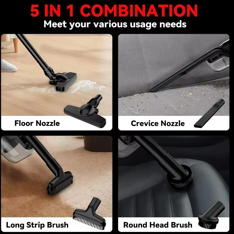 Milwaukee Cordless Vacuum Battery Handheld Vacuum Cleaner with 2Pcs Washable HEPA Filter for Home Pet Hair Car For 18V Battery