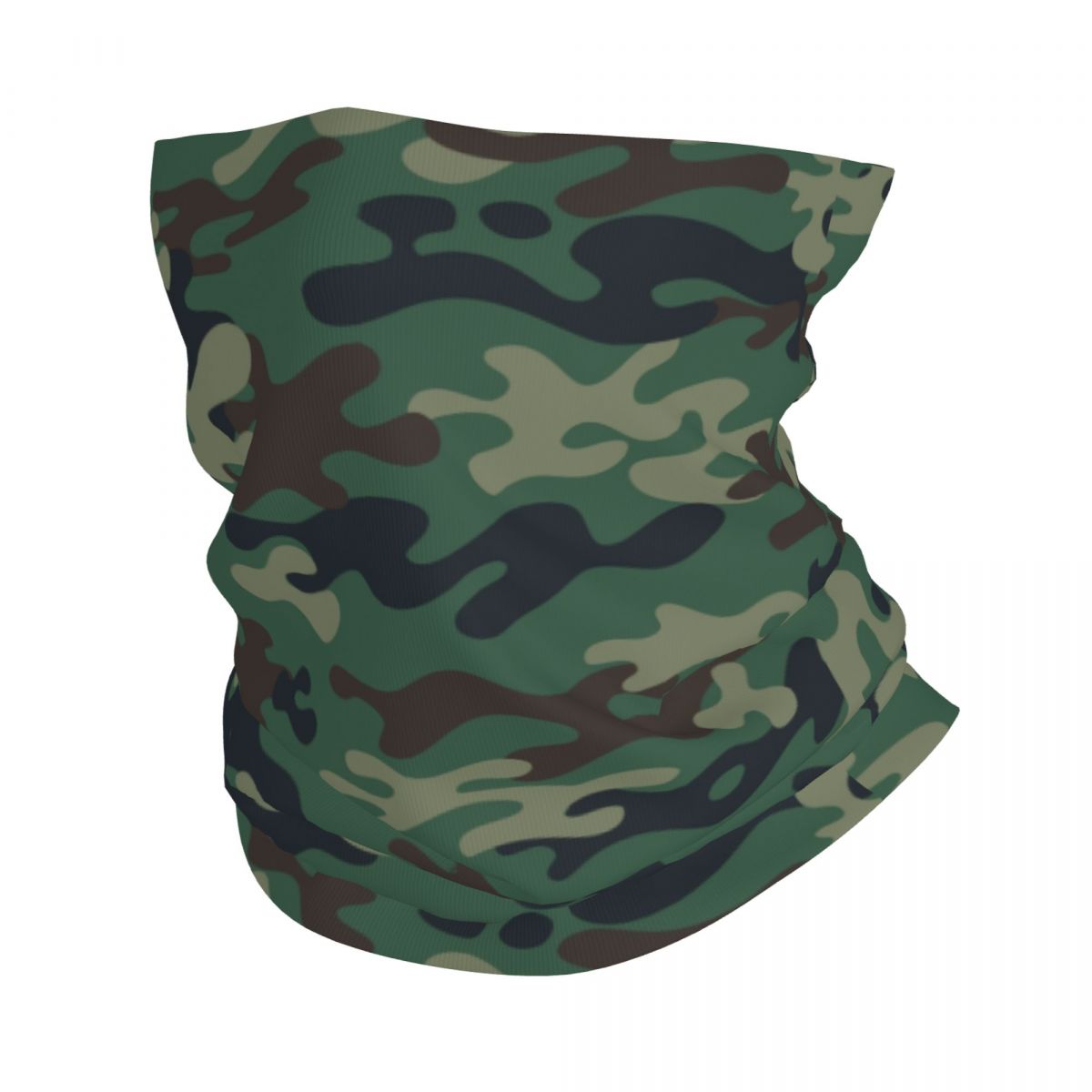 Custom Germany Splinter Camo Bandana Neck Gaiter UV Protection Face Scarf Cover Splittertarn Camouflage Headwear Tube Balaclava: Clear