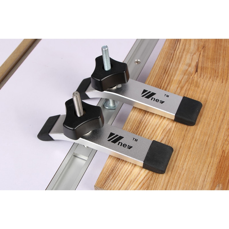 T-track Klemmen Snelzekering Houden Vaststelling Houtbewerking Jig Klemmen Blokken M8 Schroef Apparaat Houtbewerking Gereedschap Carpenter DIY tool