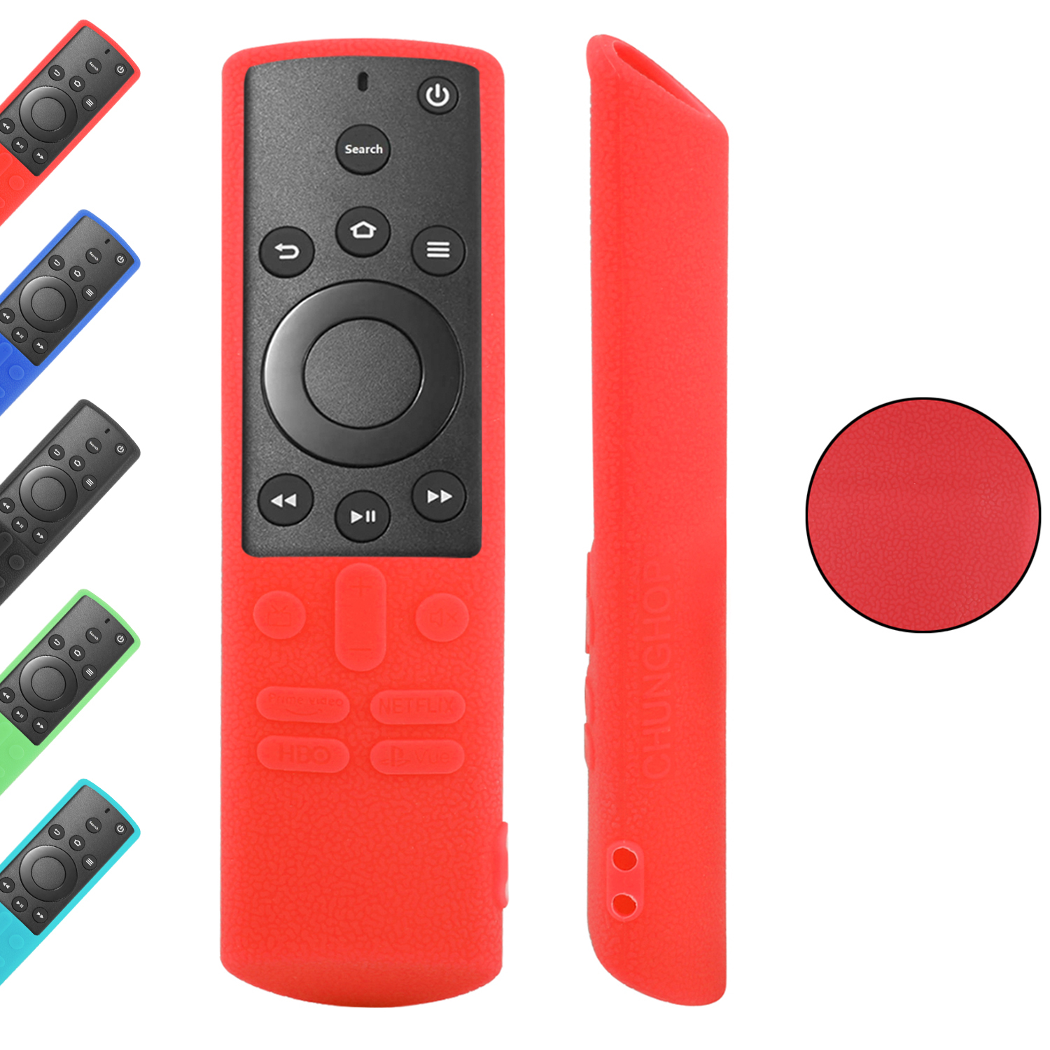 Silicone Case for Insignia/Toshiba 4K Element Smart Fire TV Voice Remote Control Protective Cover Edition CTRC1US19 Controller