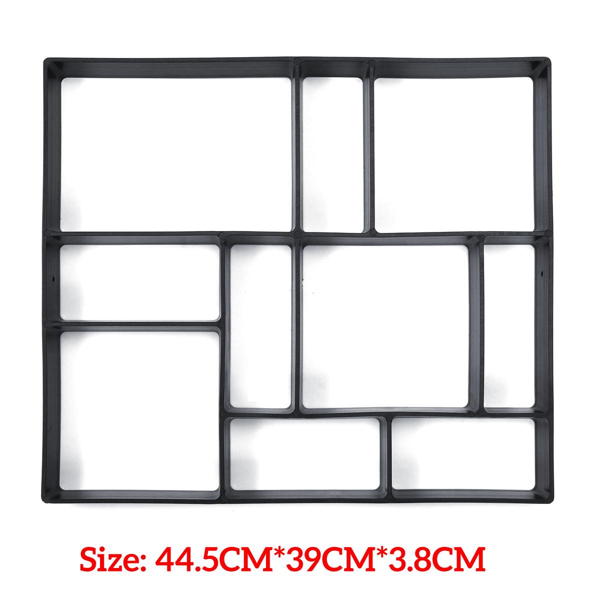 Jardín DIY camino de Metal fabricante de pavimento molde de hormigón escalonado de cemento molde de ladrillo para jardines/prados/balcones/CASAS: Lavanda