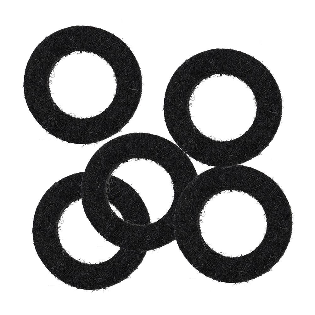 10Pcs Katoen Voelde Matten Trompet Key Pad Voor Trompet Trombone Reparatie Accessoires Messing Onderdelen Apparatuur Muziekinstrument