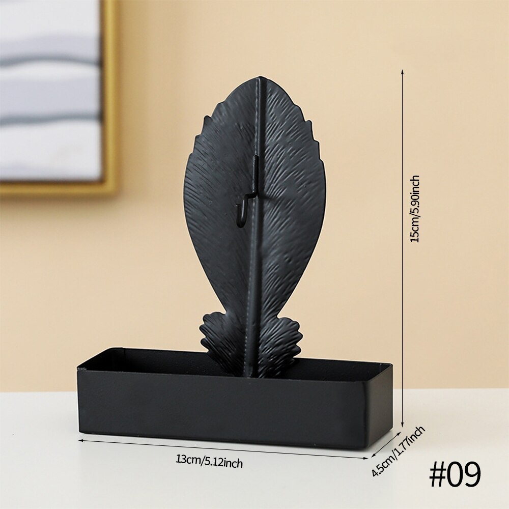 Porte-encens anti-moustique en forme de feuille de Ginkgo, support de bobine en fer, porte-encens répulsif d&#39;insectes , décoration de maison,: 09