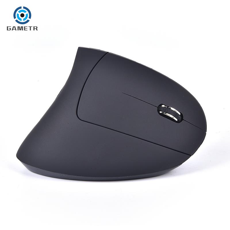 Drahtlose Vertikale Gaming Maus Optische Ergonomische Mäuse 1600DPI Gamer Maus
