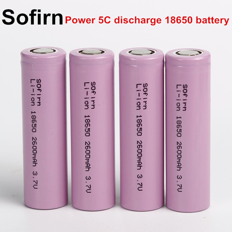 Sofirn Oplaadbare 18650 Batterij Power 5C Discharge li-ion Batterij 3.7 v 2600 mah 18650 Mobiele Oplaadbare batterijen
