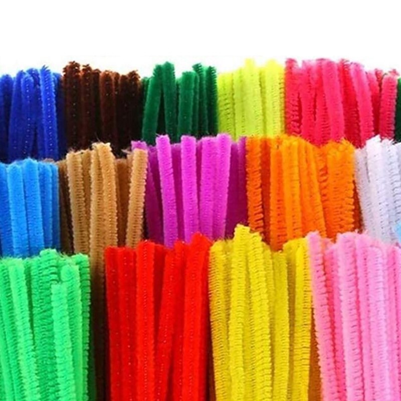 1,000 Multi-Color Pipe Cleaners, Multi-Color Cheni... – Grandado