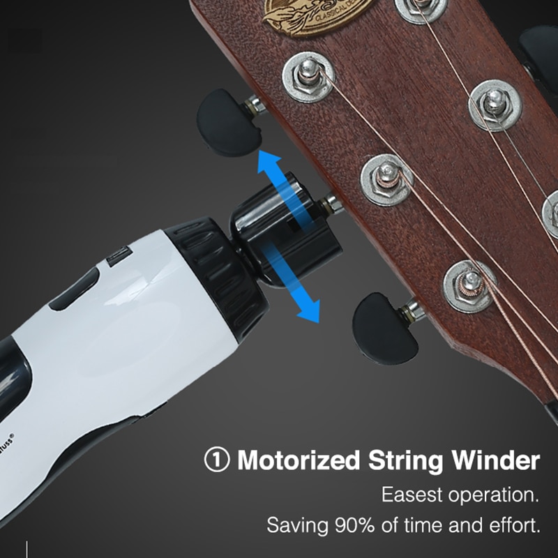 Penguin String Winder Cutter And Bridge Pin Puller For Acoustic Electric Guitar Ukulele Bass And Multifunctional Restring Tools