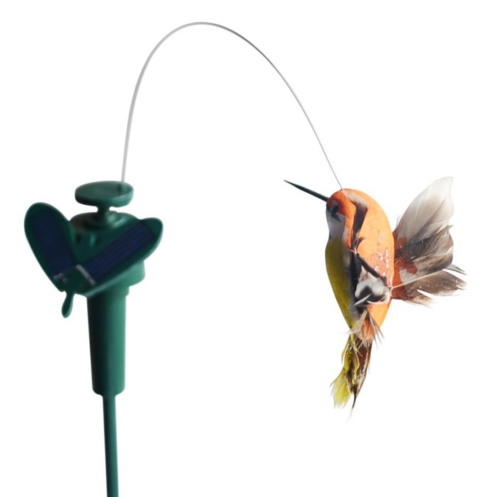 Vogeltuinornamenten & terraspalen kolibrie plantenprikkers , 2 stuks