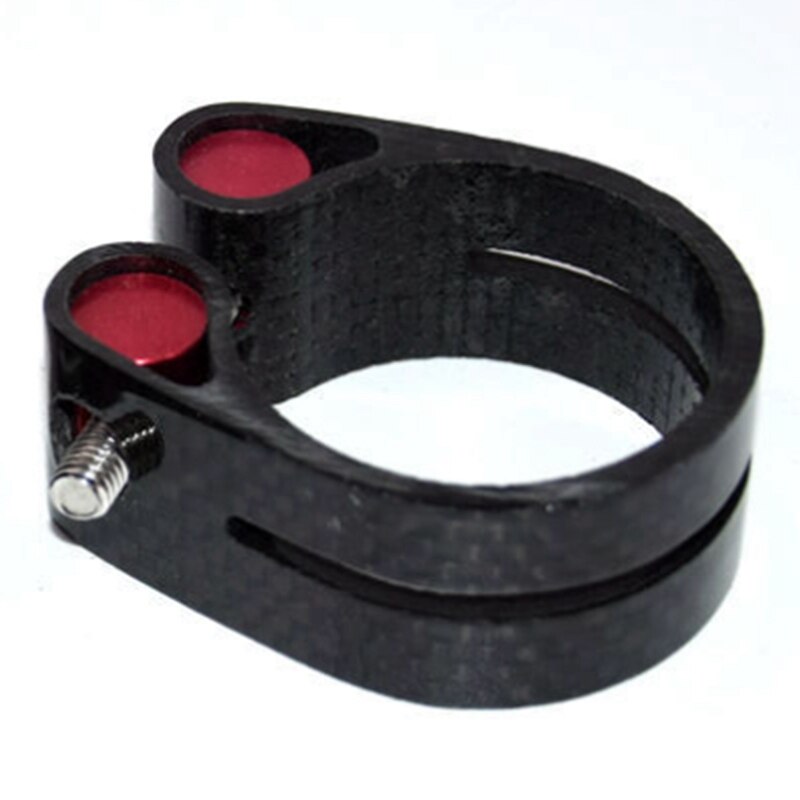 Carbon Fiber Mountain Bike Seat Post Clamp Road Bike Seat Post Clamp Suitable for 30.8/31.6MM Seat Post