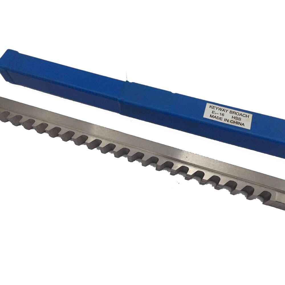 8mm C HSS Keyway Broach Push Type Metric Size Broaches High Speed Steel Keyway Cutting Broaching Tools for CNC Router