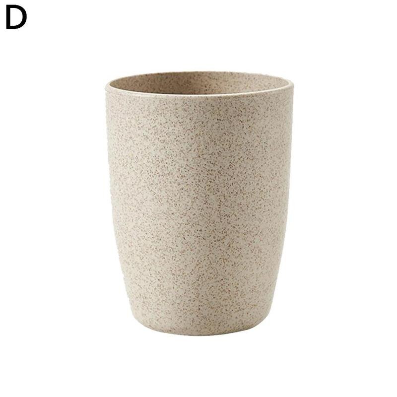 10.5 * 5.9cm Bathroom Toothbrush Water Cup Set Water Children's Bathroom Wheat Cup Portable Items Straw Household T C0W3: D