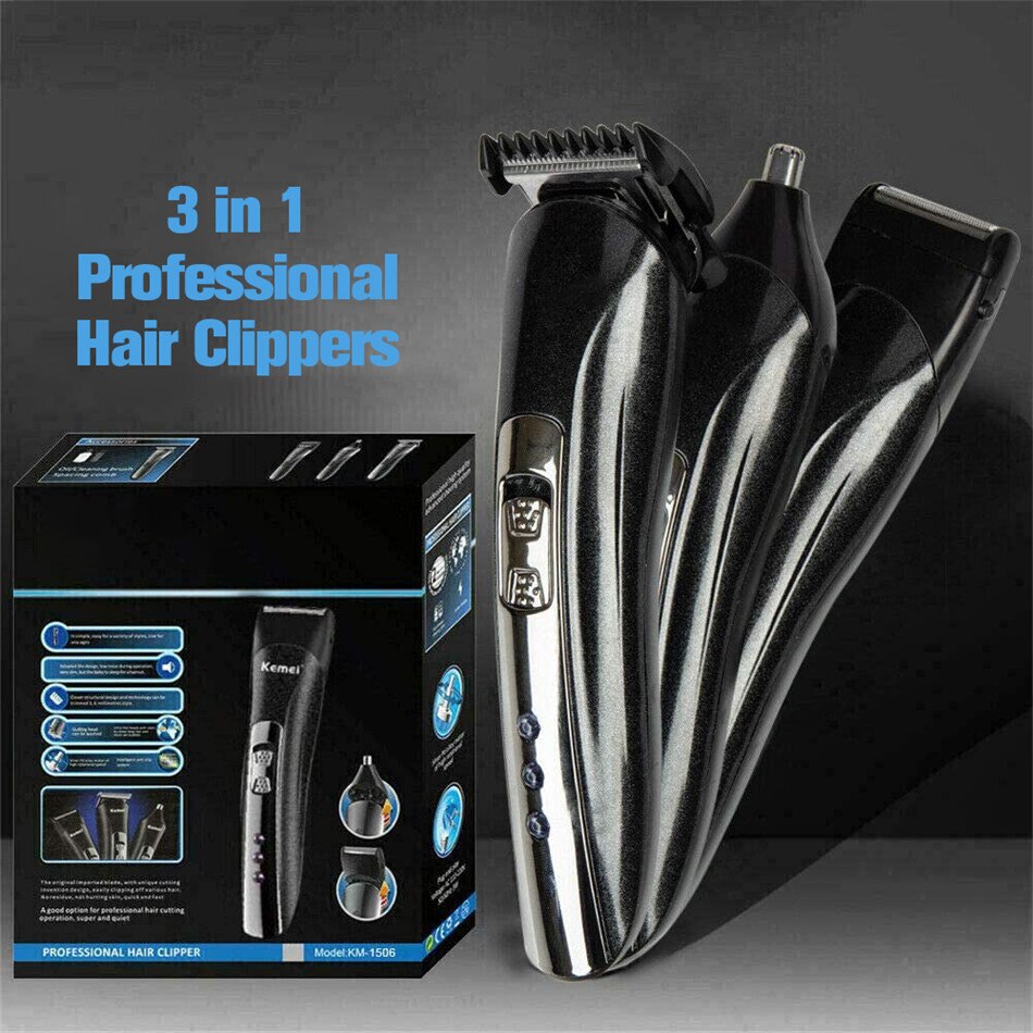 Electric Clipper Men's Head Basic Haircut Hair Clipper Nose Beard Rechargeable Multi-function Razor Hair Clipper Travel Family