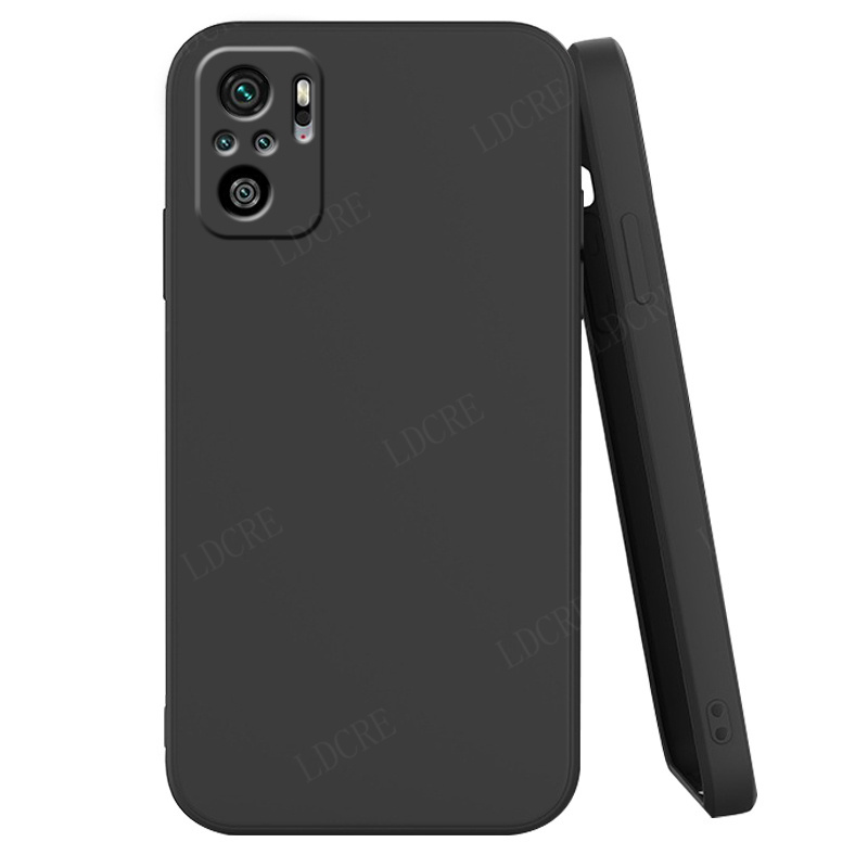 Pour la Couverture Xiaomi Redmi Note 10S Pour Redmi Note 10S Capas Antichoc TPU Étui Souple Pour Redmi Note 10S 10 Pro Fundas: tpu / Black