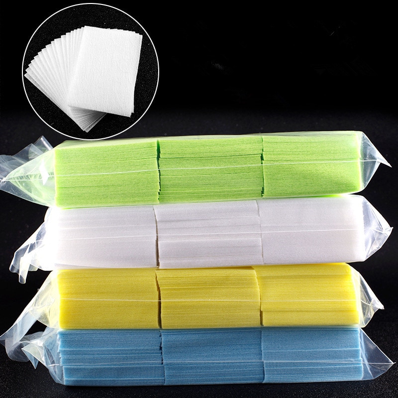Toallita de algodón para quitar esmalte de uñas en Gel, toallita para uñas, sin pelusa, gruesa, colorida, algodón de limpieza, 630 Uds.