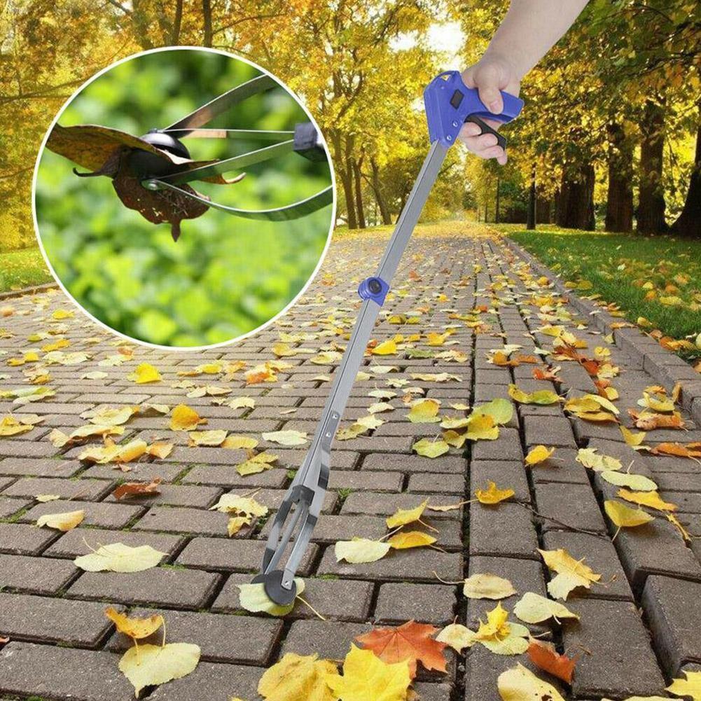 Foldable Long Trash Clamp Litter Reacher Pickers Portable Gripper Aluminum Alloy Grabber Factory House Garbage Pickup Tools
