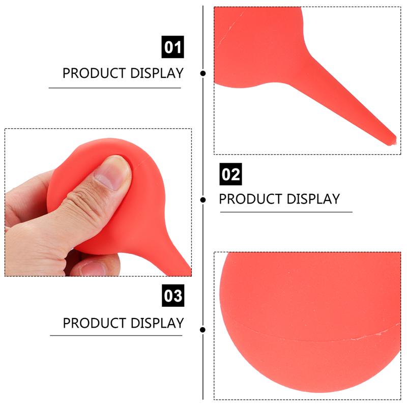 30/60/90ml Ear Cleaning Balls Squeeze Suction Bulb Cleaning Dust Blower Dirt Blowing Ball Ear Clean Ball Dirt Blowing Ball