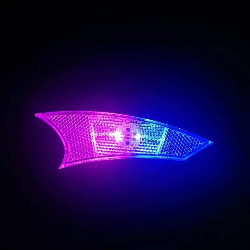Led Fiets Spaak Licht Waterdichte Racefiets Wielverlichting Nacht Rijden Veiligheid Waarschuwing Spaken Lamp Fiets Decor Fietsaccessoires: YELLOW