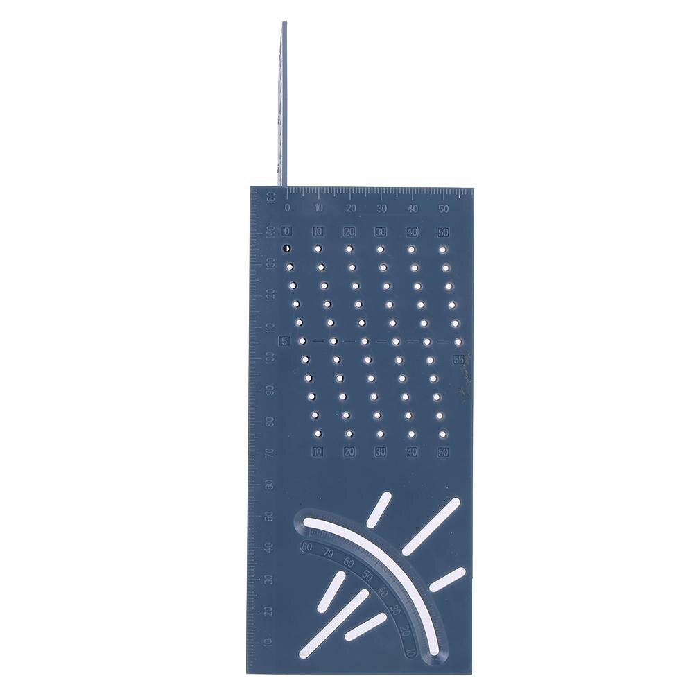 Black/Blue Vertical Angle Aluminum Scriber Dovetail Marking Template Calibration Dovetail Marker Woodworking Tool