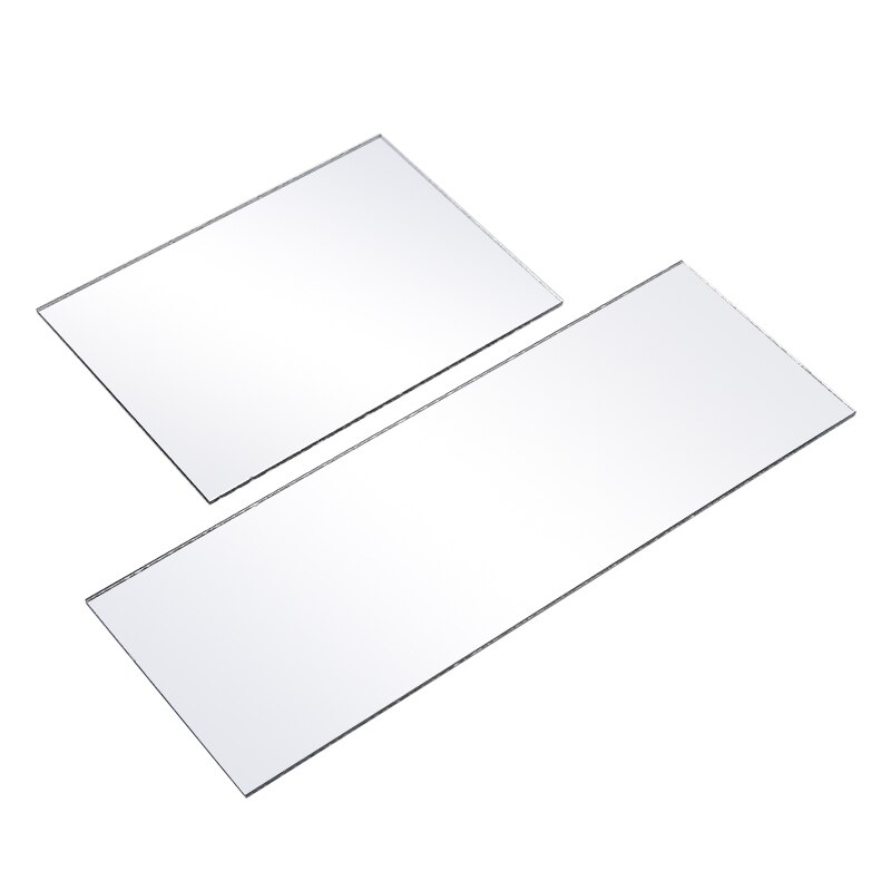 1pc Clear Acrylic Mirror Board Acrylic Plxiglass Mirror Decal Sticker 3mm Thickness Wall Mirror Sheet Home DIY Decor Handmade