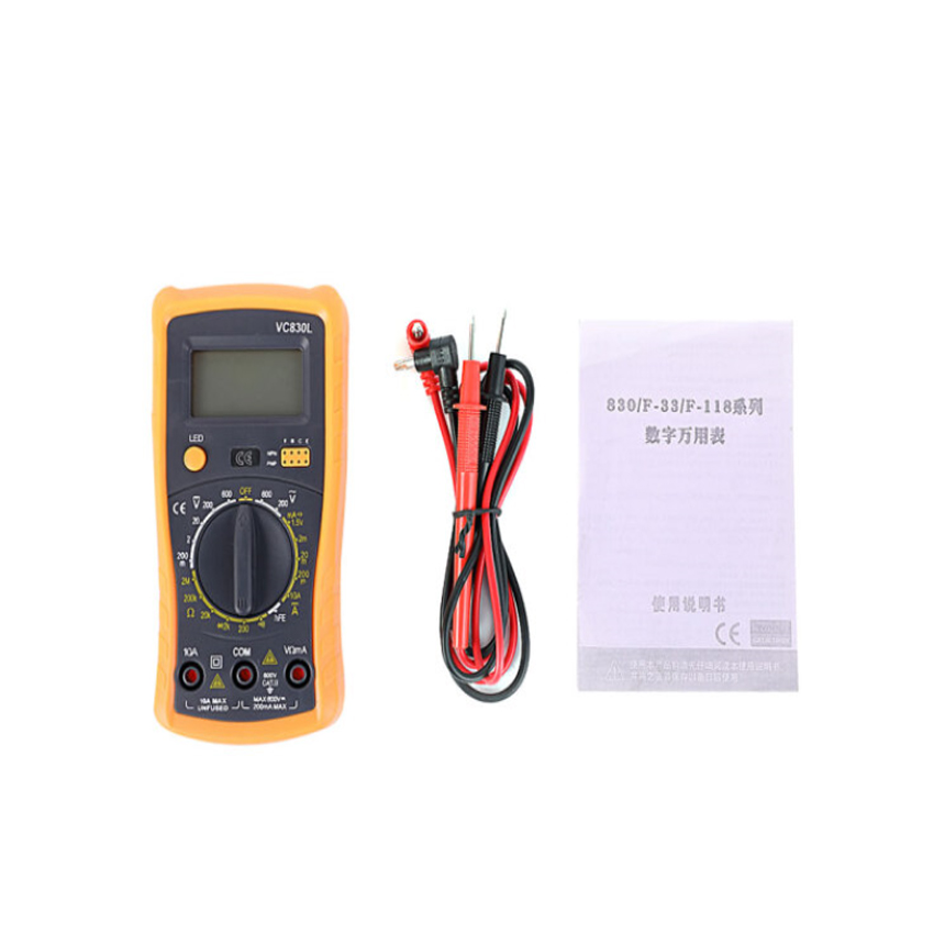 Digital Display Multimeter Digital Backlight Burn-proof Digital Multimeter Electrical Multimeter Circuit Detector