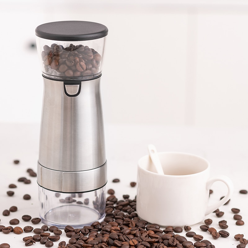 USB Electric Coffee Grinder Bean Grinding Machine Portable Stainless Steel Eco-friendly Corrosion-resistant