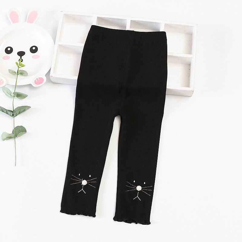 Leggings per bambina All-match primavera 2022: Black