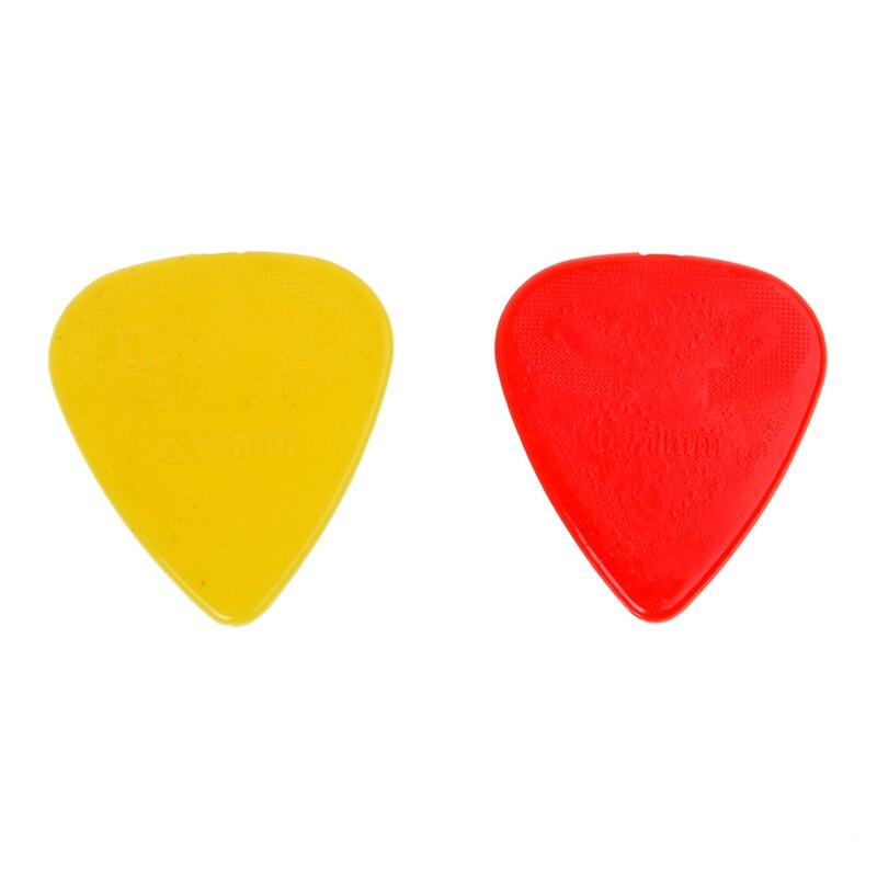 100 x Acoustic Electric Guitar Picks Plectron with Universal Alloy Hi-Hat Clutch